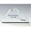 Lucite Mountain Stock Shape Embedment / Award